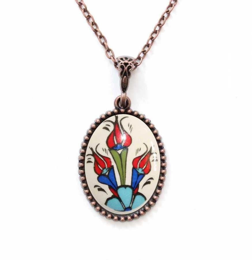 İlbay Çini Seramik Kolye 277DS030