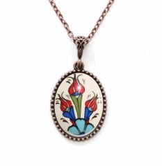 İlbay Çini Seramik Kolye 277DS030