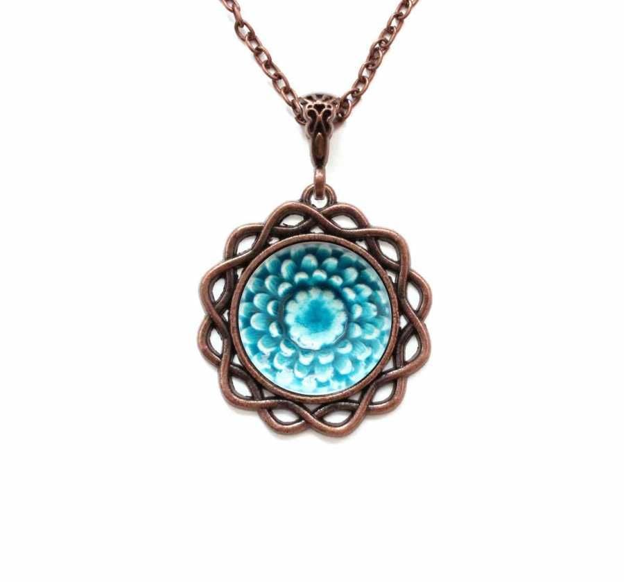 İlbay Çini Seramik  Kolye 100DS157