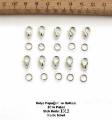 1312 Kolye Papağanı ve Halkası Nikel