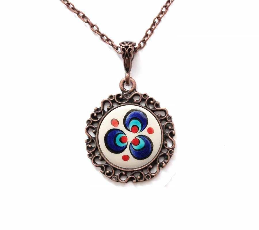 İlbay Çini Seramik Kolye 097DS128