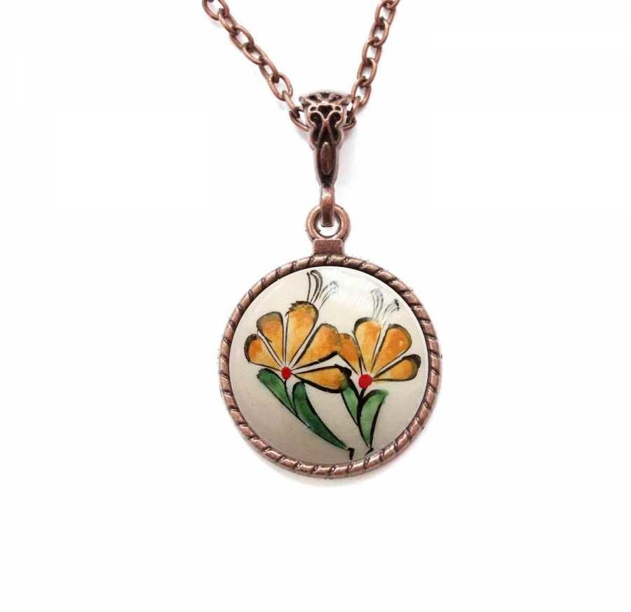 İlbay Çini Seramik Kolye 093DS140