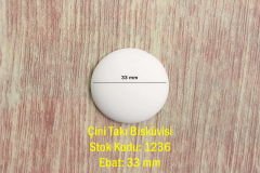 33 mm Yuvarlak Çini Takı Bisküvisi 1236