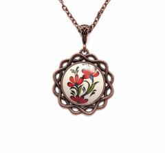 İlbay Çini Seramik Kolye 100DS116