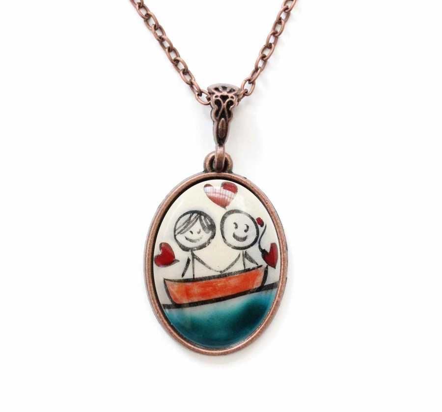 İlbay Çini Seramik Kolye 089DS087