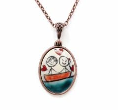 İlbay Çini Seramik Kolye 089DS087