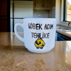 İlbay Seramik Times Kupa Bardak Mug Göbek Adımız Tehlike