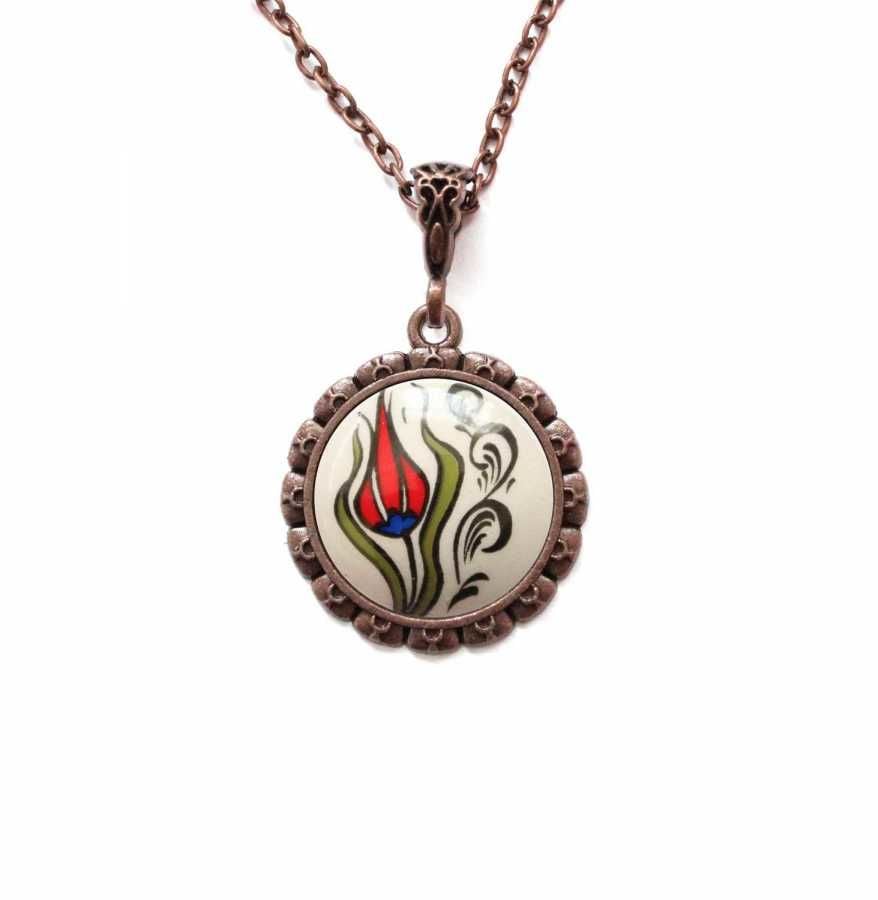 İlbay Çini Seramik Kolye 096DS147