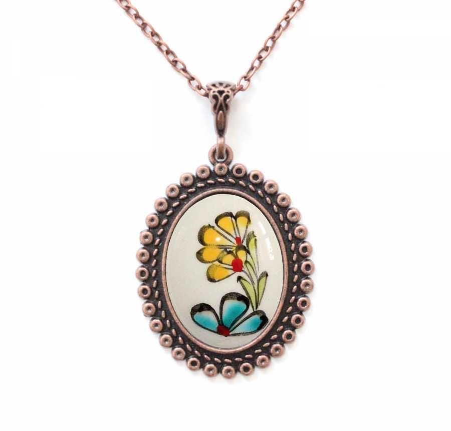 İlbay Çini Seramik Kolye 080DS006