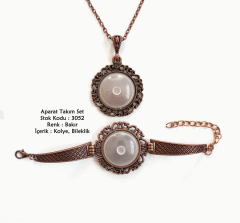 Kolye Bileklik Aparat Takım Set 3052 Bakır Kaplama