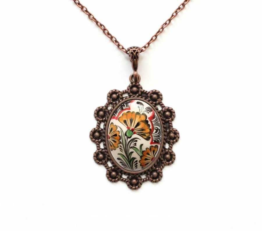 İlbay Çini Seramik Kolye 088DS053