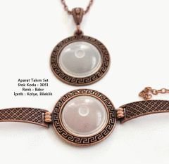 Kolye Bileklik Aparat Takım Set 3051 Bakır Kaplama