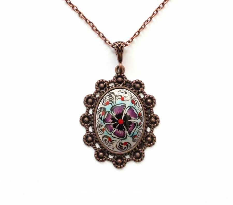 İlbay Çini Seramik Kolye 088DS055