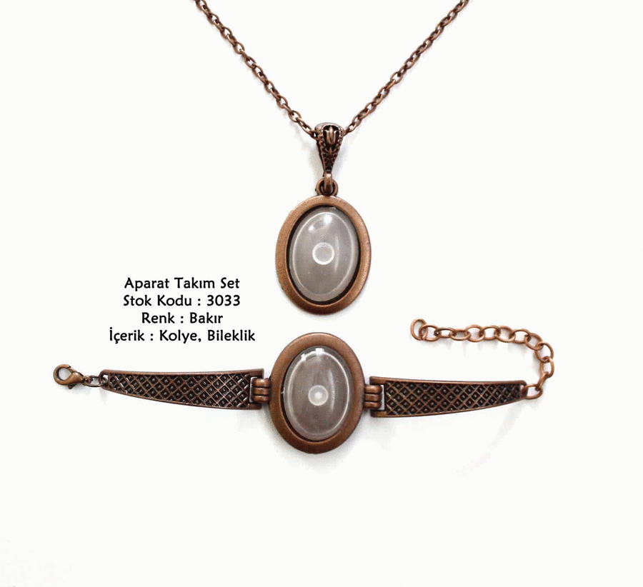Kolye Bileklik Aparat Takım Set 3033 Bakır Kaplama