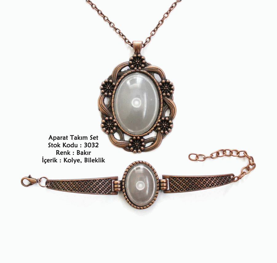 Kolye Bileklik Aparat Takım Set 3032 Bakır Kaplama