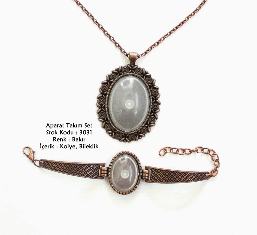 Kolye Bileklik Aparat Takım Set 3031 Bakır Kaplama