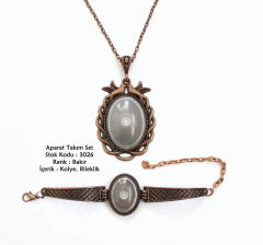 Kolye Bileklik Aparat Takım Set 3026 Bakır Kaplama