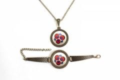 İlbay Çini Takı Kolye Bileklik Seti 2718DS128