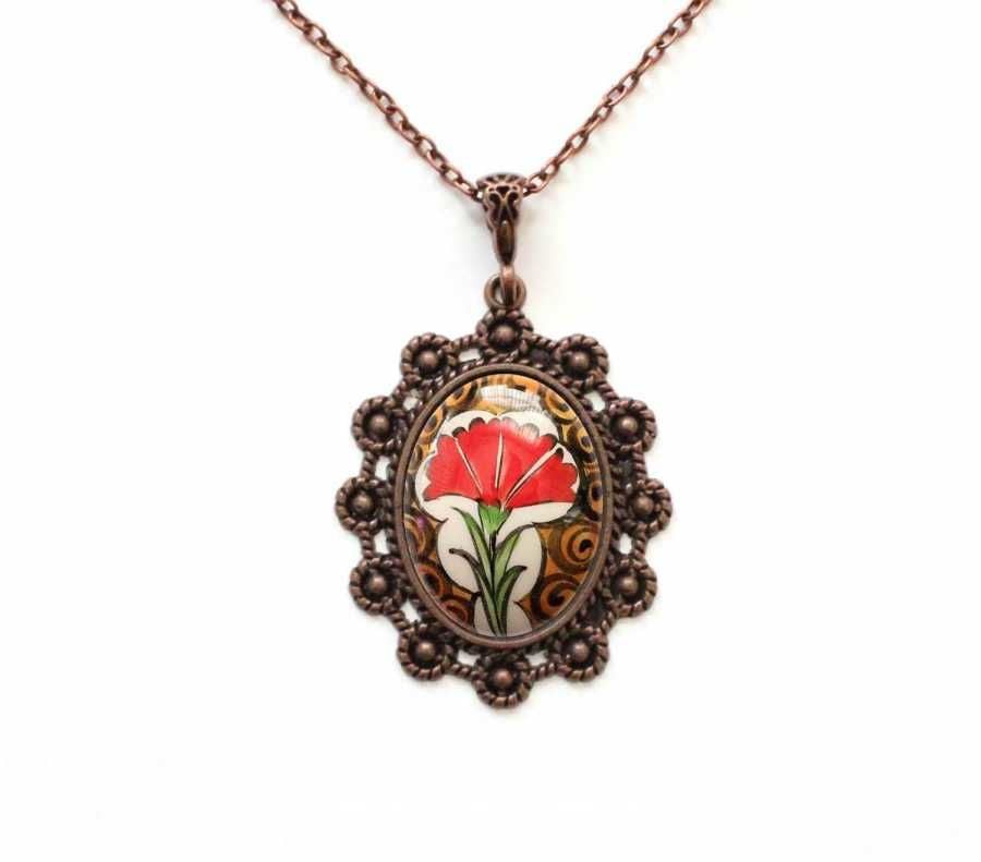 İlbay Çini Seramik Kolye 088DS061