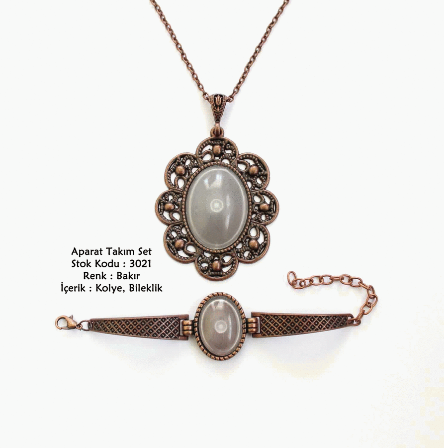Kolye Bileklik Aparat Takım Set 3021 Bakır Kaplama