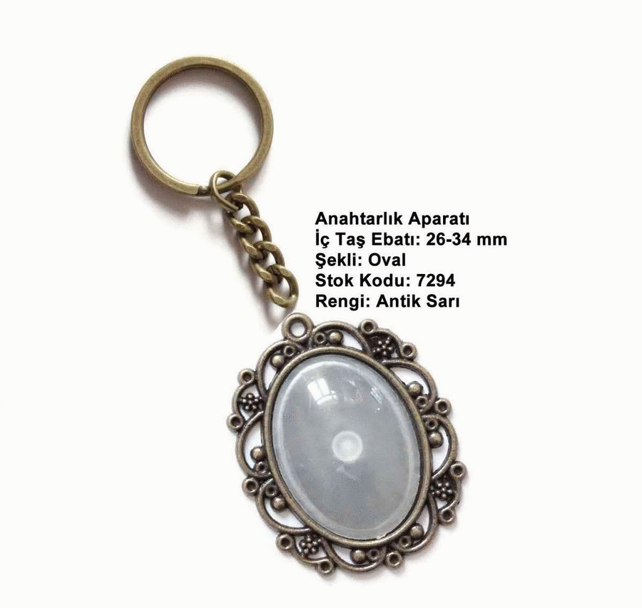 Anahtarlık Aparatı 7294 Antik Sarı