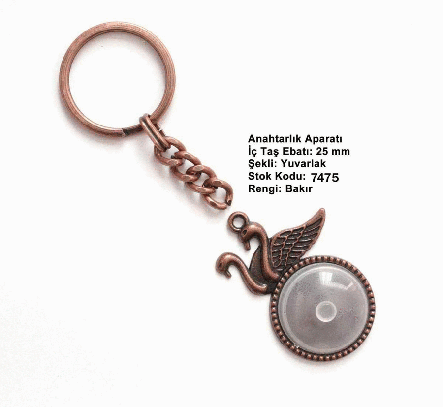 Anahtarlık Aparatı 7475 Bakır Kaplama