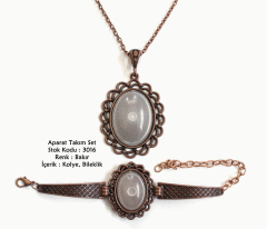 Kolye Bileklik Aparat Takım Set 3016 Bakır Kaplama