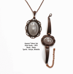 Kolye Bileklik Aparat Takım Set 3011 Bakır Kaplama