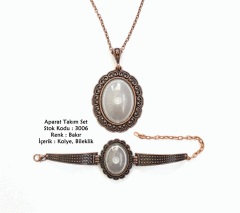 Kolye Bileklik Aparat Takım Set 3006 Bakır Kaplama