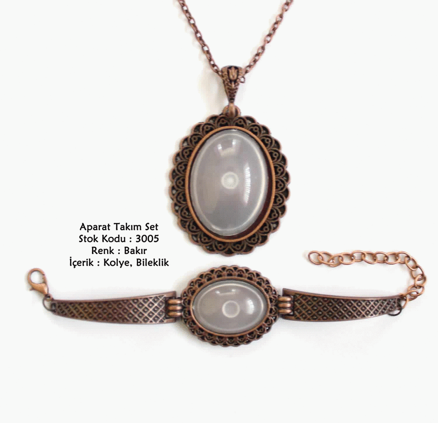 Kolye Bileklik Aparat Takım Set 3005 Bakır Kaplama