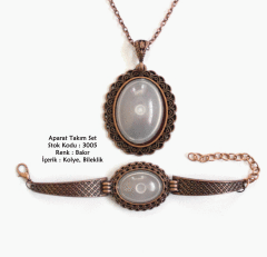 Kolye Bileklik Aparat Takım Set 3005 Bakır Kaplama