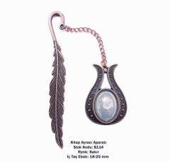 Kitap Ayracı Aparatı 8114 Bakır Kaplama