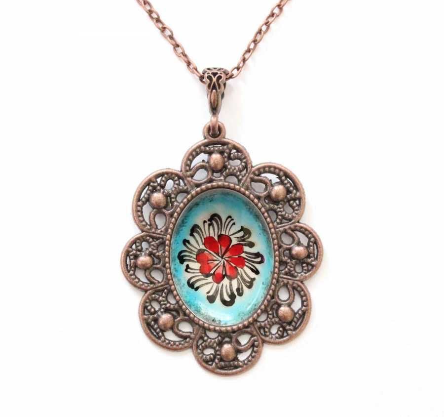 İlbay Çini Seramik Kolye 280DS051