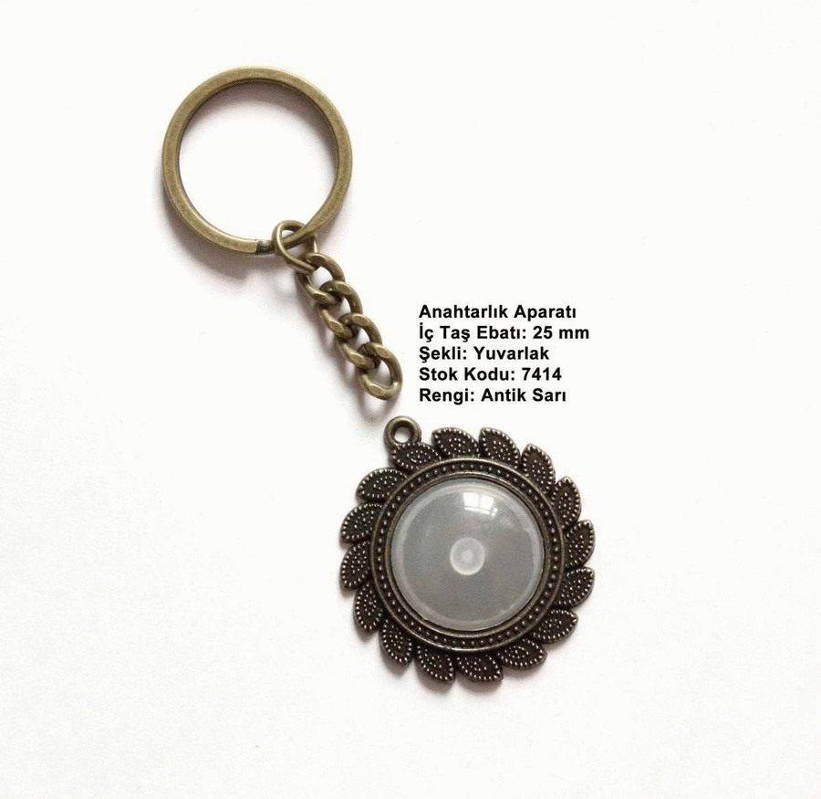 Anahtarlık Aparatı 7414 Antik Sarı