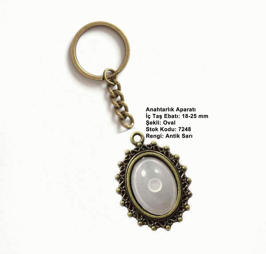 Anahtarlık Aparatı 7248 Antik Sarı