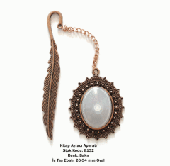 Kitap Ayracı Aparatı 8132 Bakır Kaplama