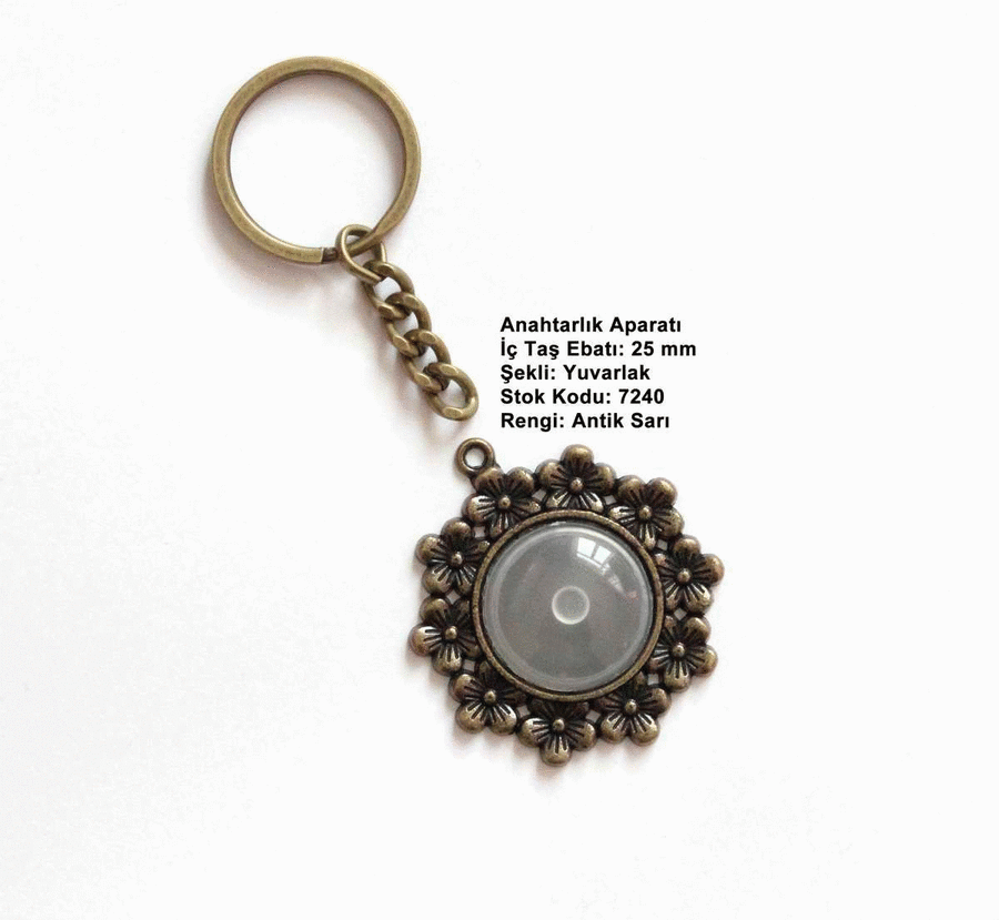 Anahtarlık Aparatı 7240 Antik Sarı