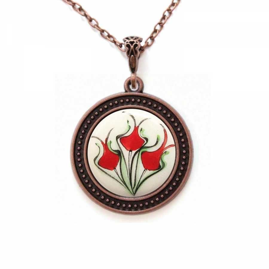 İlbay Çini Seramik Kolye 094DS139