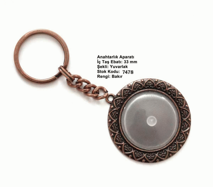 Anahtarlık Aparatı 7478 Bakır Kaplama