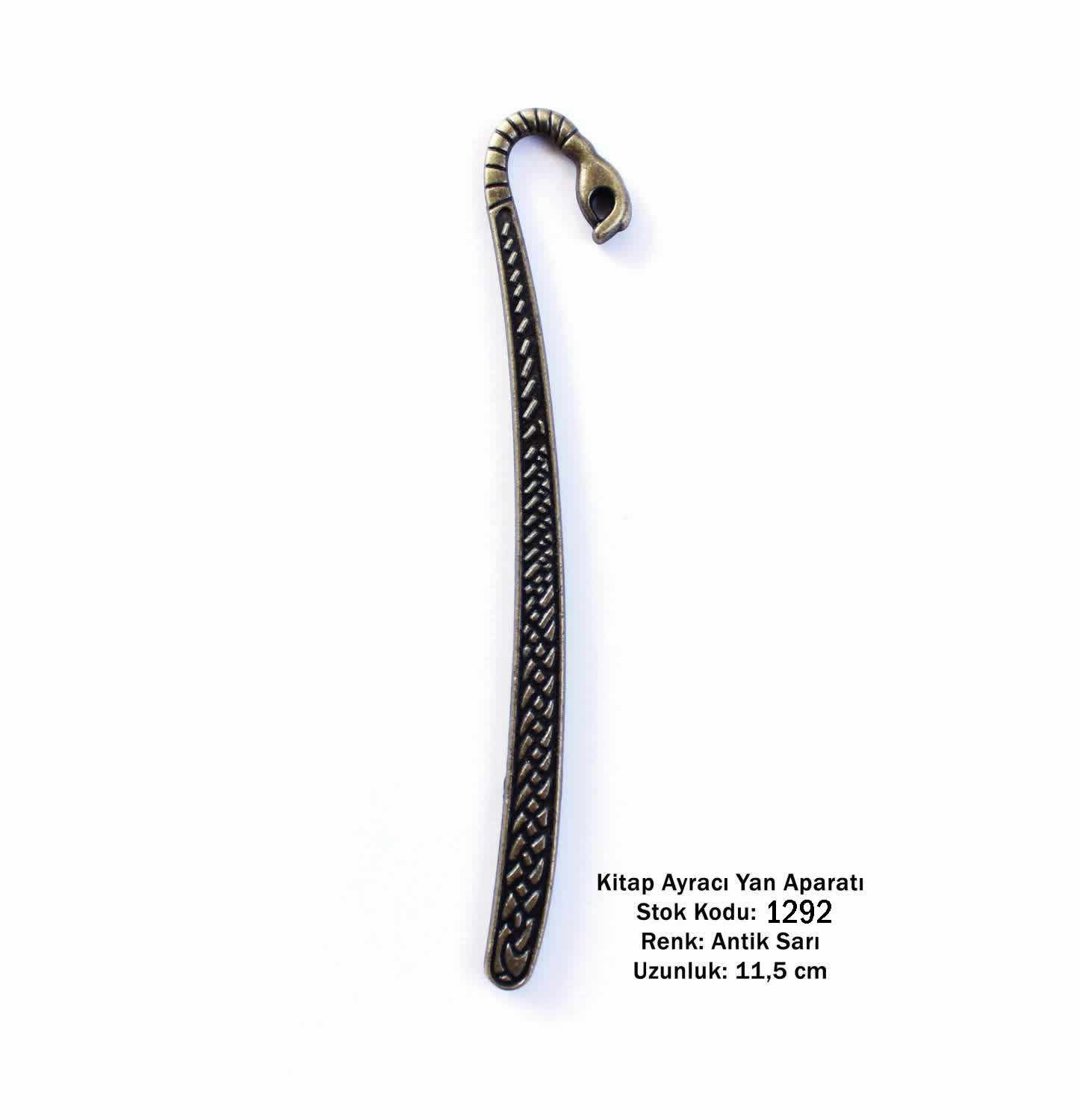 Kitap Ayracı Yan Aparatı 1292 Antik Sarı