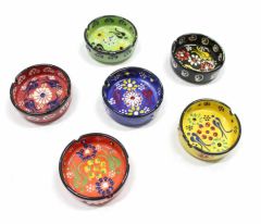 İlbay 8 cm Dantel Çini Seramik Küllük Takımı