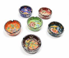 İlbay 8 cm Otantik Çini Seramik Küllük Takımı