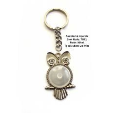 Metal Anahtarlık Aparatı Aksesuarı 7071 Nikel Kaplama