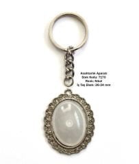 Metal Anahtarlık Aparatı Aksesuarı 7170 Nikel Kaplama