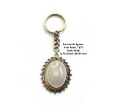 Metal Anahtarlık Aparatı Aksesuarı 7176 Nikel Kaplama