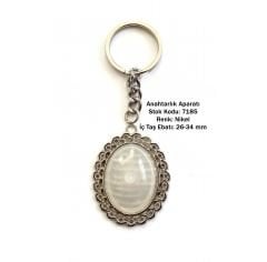 Metal Anahtarlık Aparatı Aksesuarı 7185 Nikel Kaplama