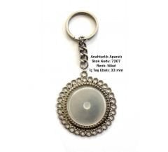 Metal Anahtarlık Aparatı Aksesuarı 7207 Nikel Kaplama