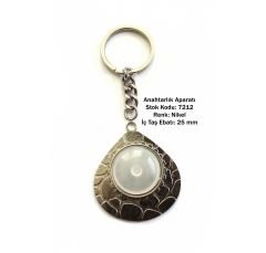 Metal Anahtarlık Aparatı Aksesuarı 7212 Nikel Kaplama