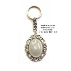 Metal Anahtarlık Aparatı Aksesuarı 7261 Nikel Kaplama