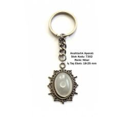 Metal Anahtarlık Aparatı Aksesuarı 7302 Nikel Kaplama